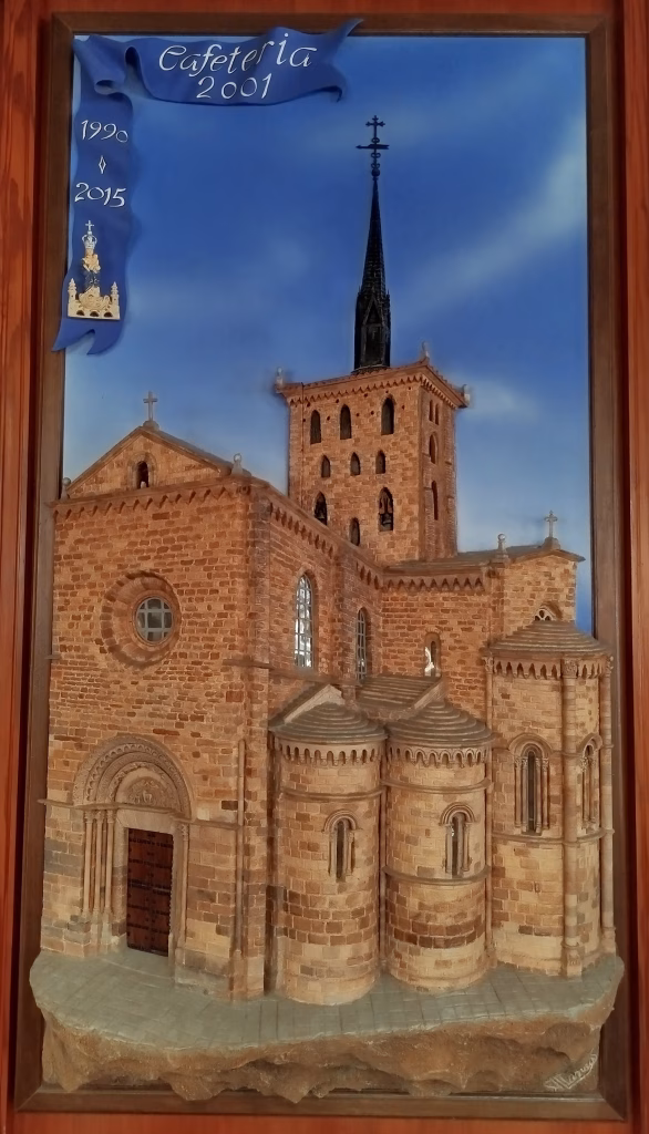 Cafetería 2001 Cuadro de Benavente iglesia